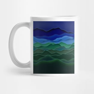 Mountain range view Mug